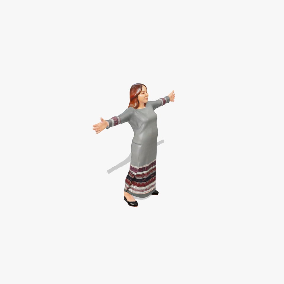 Elegant Knit Dress model pack